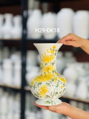 Lọ hoa gốm sứ vẽ tay 2