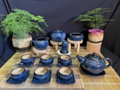 Bộ ấm chén men hỏa biến - QG 2