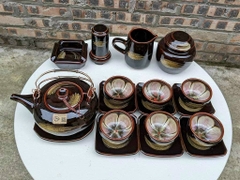 Bộ ấm chén men hỏa biến - QG 2