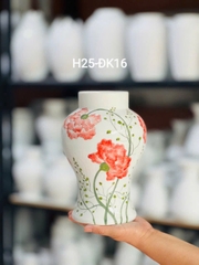 Lọ hoa gốm sứ vẽ tay 2
