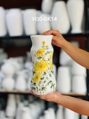 Lọ hoa gốm sứ vẽ tay 2