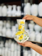 Lọ hoa gốm sứ vẽ tay 2