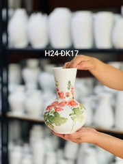 Lọ hoa gốm sứ vẽ tay 2