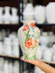 Lọ hoa gốm sứ vẽ tay 2