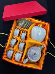 Bộ ấm chén men hỏa biến - QG 1