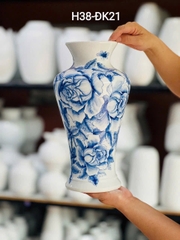 Lọ hoa gốm sứ vẽ tay 2