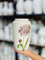 Lọ hoa gốm sứ vẽ tay 2