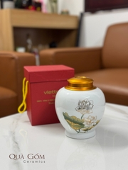 Bình đựng trà sứ Viettel Logistic