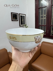 Bộ đồ ăn sứ Minh Long Hương biển kem - Vietcombank