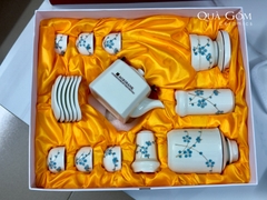 Set quà tặng bộ ấm chén sứ và phụ kiện đầy đủ Agribank