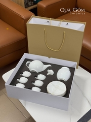 Set quà tặng ấm chén và bình trà sứ