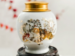 Bình đựng trà sứ
