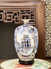 Bình Tích Lộc vẽ tay in vàng kim VIP