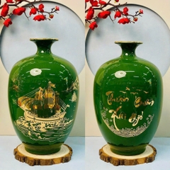 Bình tích lộc màu in vàng kim