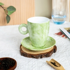 Cốc sứ men đá độc đáo