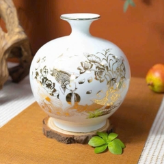Bình hút lộc men vân đá