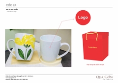 Cốc Sứ 3D Họa Tiết Hoa