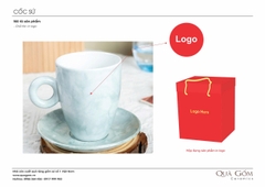 Cốc sứ men đá độc đáo