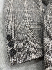 Blazer PIERRE CARDIN - Độ mới 95% caro xám, dáng gọn nhẹ lịch lãm