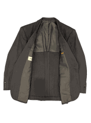 Blazer Pierre Cardin - Độ mới 95% wool sọc chì, form chuẩn công sở