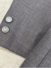 Blazer ROCASPAR | Polyester tối 2 cúc cổ điển | độ mới 95%