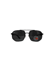 Mắt kính thời trang độ mới 98% Ray-Ban P dáng vuông màu đen