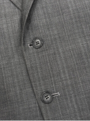 Blazer No Brand | Polyester tối 2 cúc lót nửa | độ mới 95%