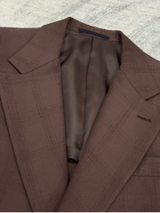 Blazer SHINSG | Polyester caro tối 1 cúc cổ điển | độ mới 95%