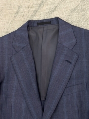 Blazer Burberrys wool caro xanh đậm – có đệm vai – độ mới 95%