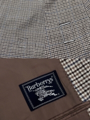 Blazer Burberrys wool caro – túi hộp – lót nửa – độ mới 95%