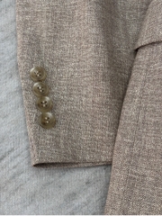 Blazer CERRUTI 1881 SHAPES | Linen sáng 2 cúc cổ điển | độ mới 95%