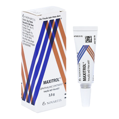Thuốc mỡ tra mắt Maxitrol điều trị ngắn hạn các tình trạng đáp ứng với corticoid ở mắt (hộp 1 tuýp x 3,5g)