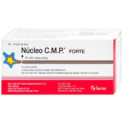 Viên nang cứng Núcleo C.M.P Forte điều trị bệnh lý thần kinh ngoại biên (hộp 6 vỉ x 5 viên)