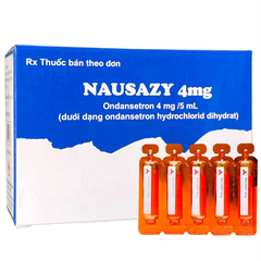 Thuốc Nausazy 4mg điều trị buồn nôn và nôn (hộp 20 ống x 5ml)