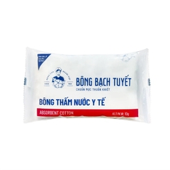 Bông y tế thấm nước Bạch Tuyết (gói 10g)