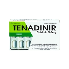 Thuốc Tenadinir 300mg điều trị nhiễm khuẩn ở mức độ nhẹ và vừa (hộp 2 vỉ x 10 viên)
