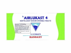 Thuốc Airlukast 4mg điều trị hen suyễn (hộp 3 vỉ x 10 viên)