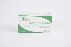 Gạc tẩm cồn PT (hộp 100 miếng)