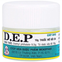Thuốc mỡ bôi da D.E.P điều trị ghẻ ngứa (hộp 1 lọ x 10g)