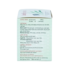 Thuốc Acetylcystein 200mg Nadyphar điều trị viêm phế quản, viêm họng (hộp 10 vỉ x 10 viên)