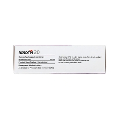 Thuốc Acnotin 20mg điều trị mụn trứng cá (hộp 3 vỉ x 10 viên)