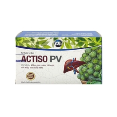 Thuốc Actiso PV điều trị viêm gan, viêm túi mật (hộp 5 vỉ x 10 viên)