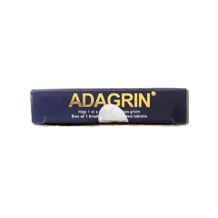 Thuốc Adagrin 100mg điều trị rối loạn cương dương (hộp 1 vỉ x 3 viên)