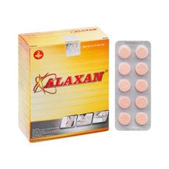 Thuốc Alaxan  giảm các cơn đau cơ xương, nhức đầu, đau bụng kinh, nhức răng (hộp 10 vỉ x 10 viên)