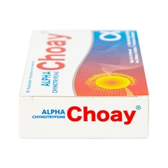 Thuốc Alpha Chymotrypsine Choay Sanofi điều trị phù nề sau chấn thương, phẩu thuật, bỏng (hộp 2 vỉ x 15 viên)