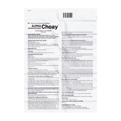 Thuốc Alpha Chymotrypsine Choay Sanofi điều trị phù nề sau chấn thương, phẩu thuật, bỏng (hộp 2 vỉ x 15 viên)