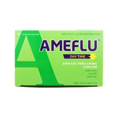 Thuốc Ameflu Day Time giảm các triệu chứng cảm lạnh và cảm cúm (hộp 10 vỉ x 10 viên)