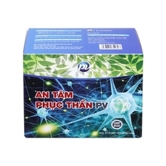 Viên uống An Tâm Phục Thần PV dùng cho trường hợp mất ngủ, suy nhược thần kinh (hộp 10 vỉ x 10 viên)