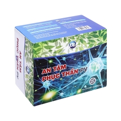 Viên uống An Tâm Phục Thần PV dùng cho trường hợp mất ngủ, suy nhược thần kinh (hộp 10 vỉ x 10 viên)