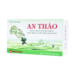 Thuốc An Thảo Nam Dược hỗ trợ điều trị hôi miệng, loét miệng (hộp 5 vỉ x 10 viên)